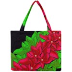 Xmas red flowers Mini Tote Bag