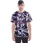 Decorative abstract floral desing Men s Sport Mesh Tee