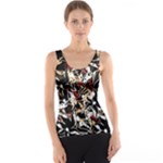 Abstract floral design Tank Top
