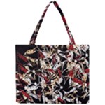 Abstract floral design Mini Tote Bag