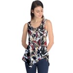 Abstract floral design Sleeveless Tunic