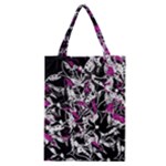 Purple abstract flowers Classic Tote Bag