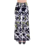Green floral abstraction Pants