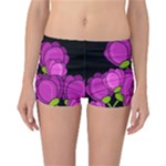 Purple tulips Reversible Boyleg Bikini Bottoms