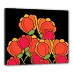 Orange tulips Canvas 24  x 20 