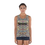 Multicolor Abstract Women s Sport Tank Top 