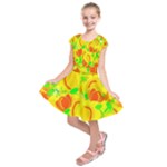 Yellow garden Kids  Short Sleeve Dress