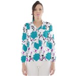 Cyan roses Wind Breaker (Women)