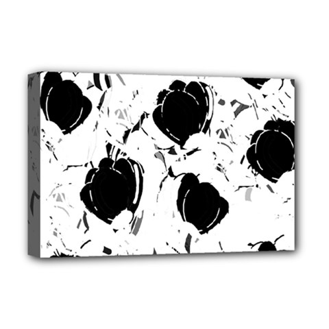 Black roses Deluxe Canvas 18  x 12   from ArtsNow.com