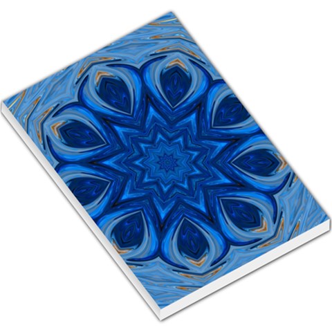 Blue Blossom Mandala Large Memo Pads from ArtsNow.com