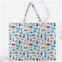 Zipper Large Tote Bag 