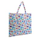 Zipper Large Tote Bag 