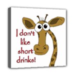 Giraffe joke Mini Canvas 8  x 8 