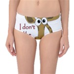 Giraffe joke Mid-Waist Bikini Bottoms