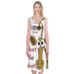 Giraffe joke Midi Sleeveless Dress