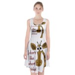 Giraffe joke Racerback Midi Dress