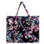 Creative chaos Zipper Large Tote Bag