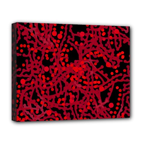 Red emotion Deluxe Canvas 20  x 16   from ArtsNow.com