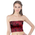 Red emotion Tube Top