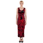 Red emotion Fitted Maxi Dress