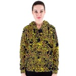 Yellow emotions Women s Zipper Hoodie