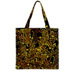Yellow emotions Zipper Grocery Tote Bag