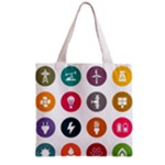 Acces Image Consumer News Letter Zipper Grocery Tote Bag