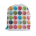 Alphabet Drawstring Pouches (XXL)