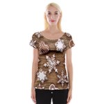 Christmas Cookies Women s Cap Sleeve Top