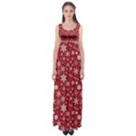 Christmas Day Empire Waist Maxi Dress