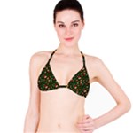 Hat Merry Christmast Bikini Top