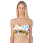 King Cat Smile Water Love Christmast Bandeau Top
