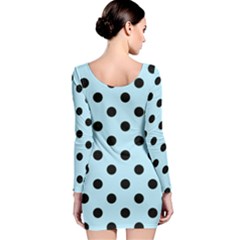 Long Sleeve Velvet Bodycon Dress 