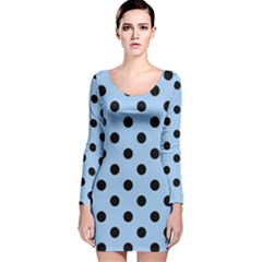 Long Sleeve Velvet Bodycon Dress 