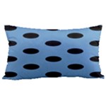 Polka Dots - Black on Iceberg Blue Samsung Note 4 Hardshell Back Case