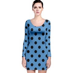 Long Sleeve Velvet Bodycon Dress 