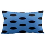 Polka Dots - Black on Steel Blue Samsung Note 4 Hardshell Back Case