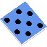 Polka Dots - Black on Cornflower Blue Small Memo Pads