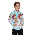 Santa Claus Reindeer Christmas Wind Breaker (Kids)