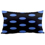 Polka Dots - Cornflower Blue on Black Samsung Note 4 Hardshell Back Case