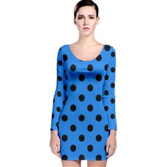 Long Sleeve Velvet Bodycon Dress 