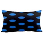 Polka Dots - Dodger Blue on Black Samsung Note 4 Hardshell Back Case
