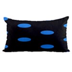 Polka Dots - Dodger Blue on Black Samsung Galaxy Note 4 Case (Black)