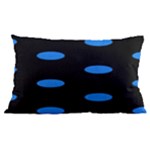 Polka Dots - Dodger Blue on Black Samsung Galaxy Note 4 Case (Black)