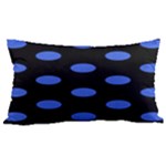 Polka Dots - Royal Blue on Black Samsung Note 4 Hardshell Back Case