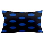 Polka Dots - Cobalt Blue on Black Samsung Note 4 Hardshell Back Case