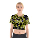 Yellow fantasy Cotton Crop Top