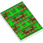 Christmas trees and reindeer pattern Large Memo Pads
