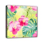 Tropical Dream Hibiscus Pattern Mini Canvas 6  x 6 