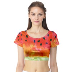 Short Sleeve Crop Top 